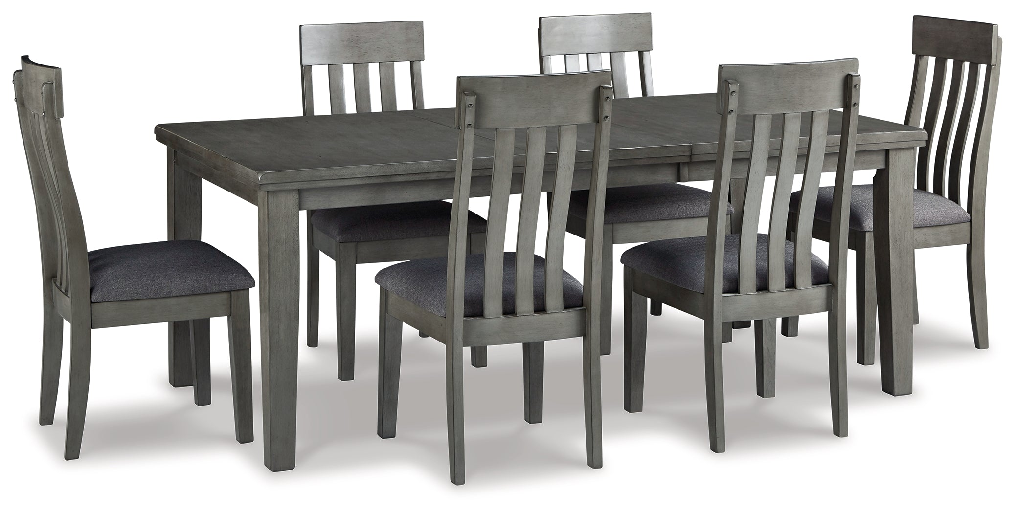 Furniture City Laplace - Ashley Furniture - Hallanden Dining Table and 6 Chairs - Dining Table and 6 Chairs - D589D6
