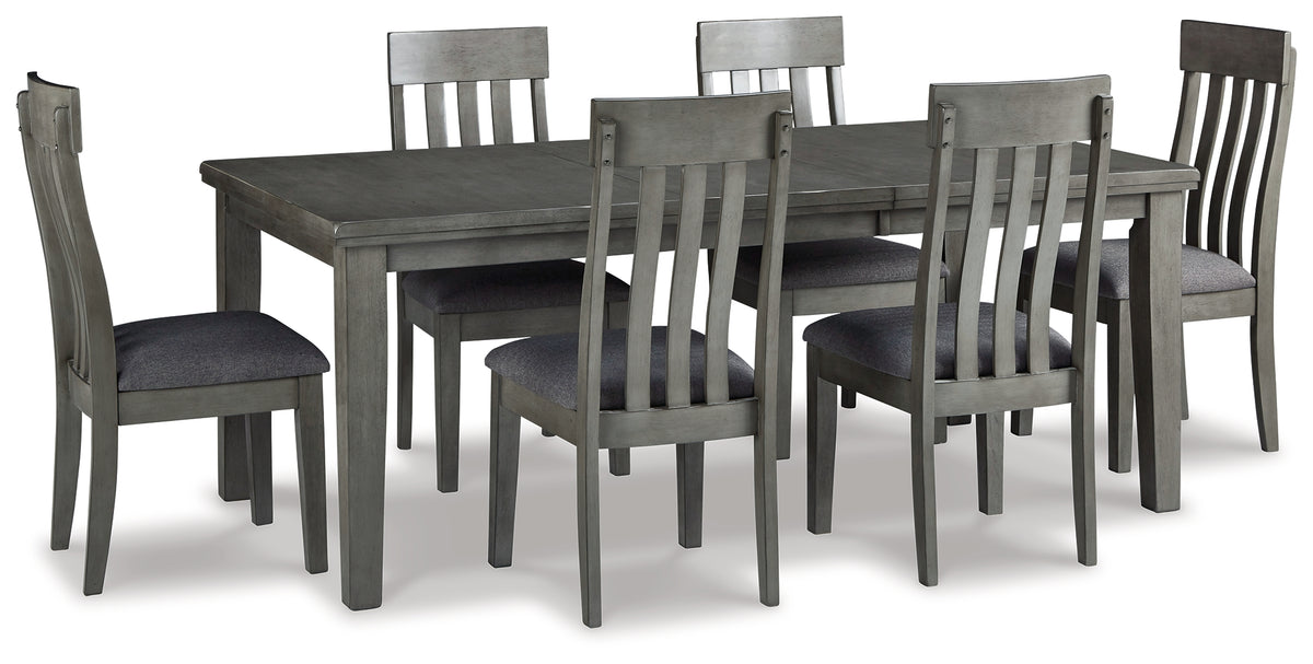 Furniture City Laplace - Ashley Furniture - Hallanden Dining Table and 6 Chairs - Dining Table and 6 Chairs - D589D6