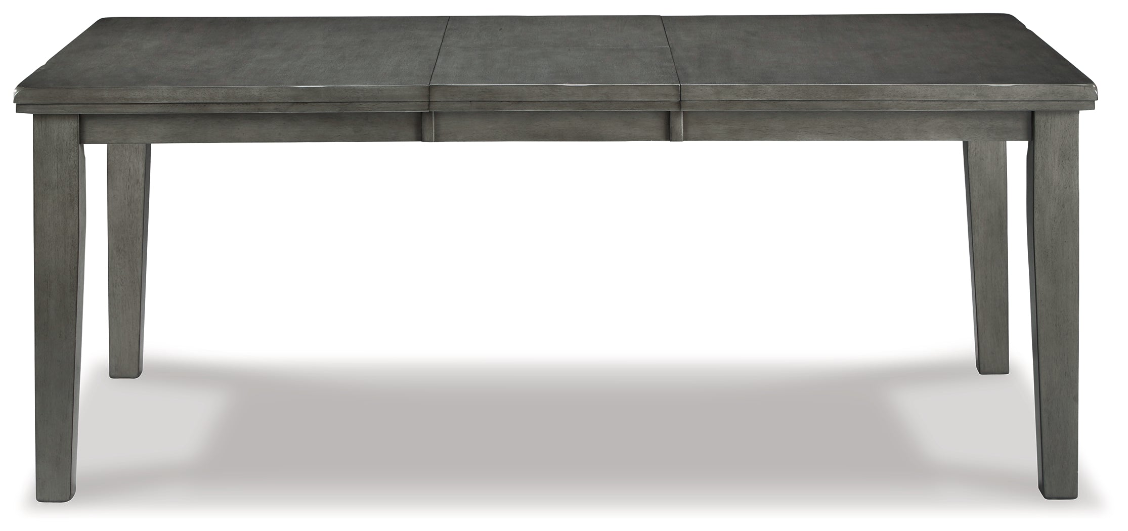 Furniture City Laplace - Ashley Furniture - Hallanden Dining Room - RECT DRM Butterfly EXT Table / Gray / 42"W x 78"D x 30"H - D589-35