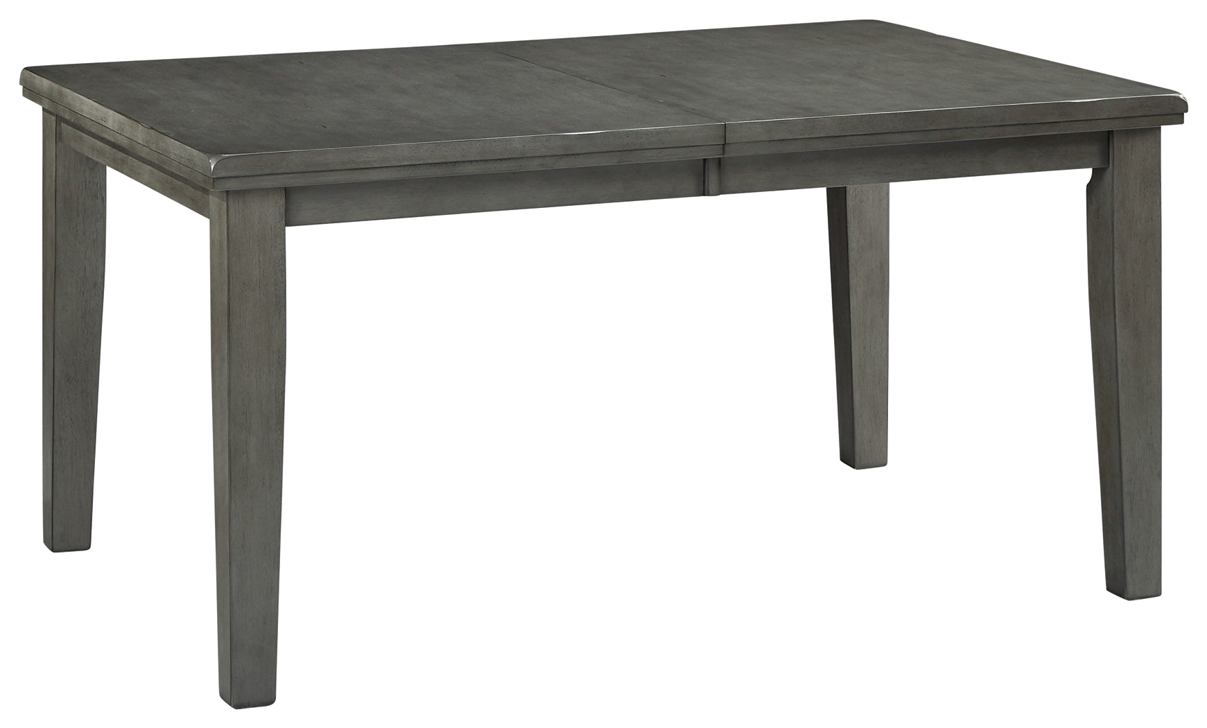 Furniture City Laplace - Ashley Furniture - Hallanden Dining Room - RECT DRM Butterfly EXT Table / Gray / 42"W x 78"D x 30"H - D589-35