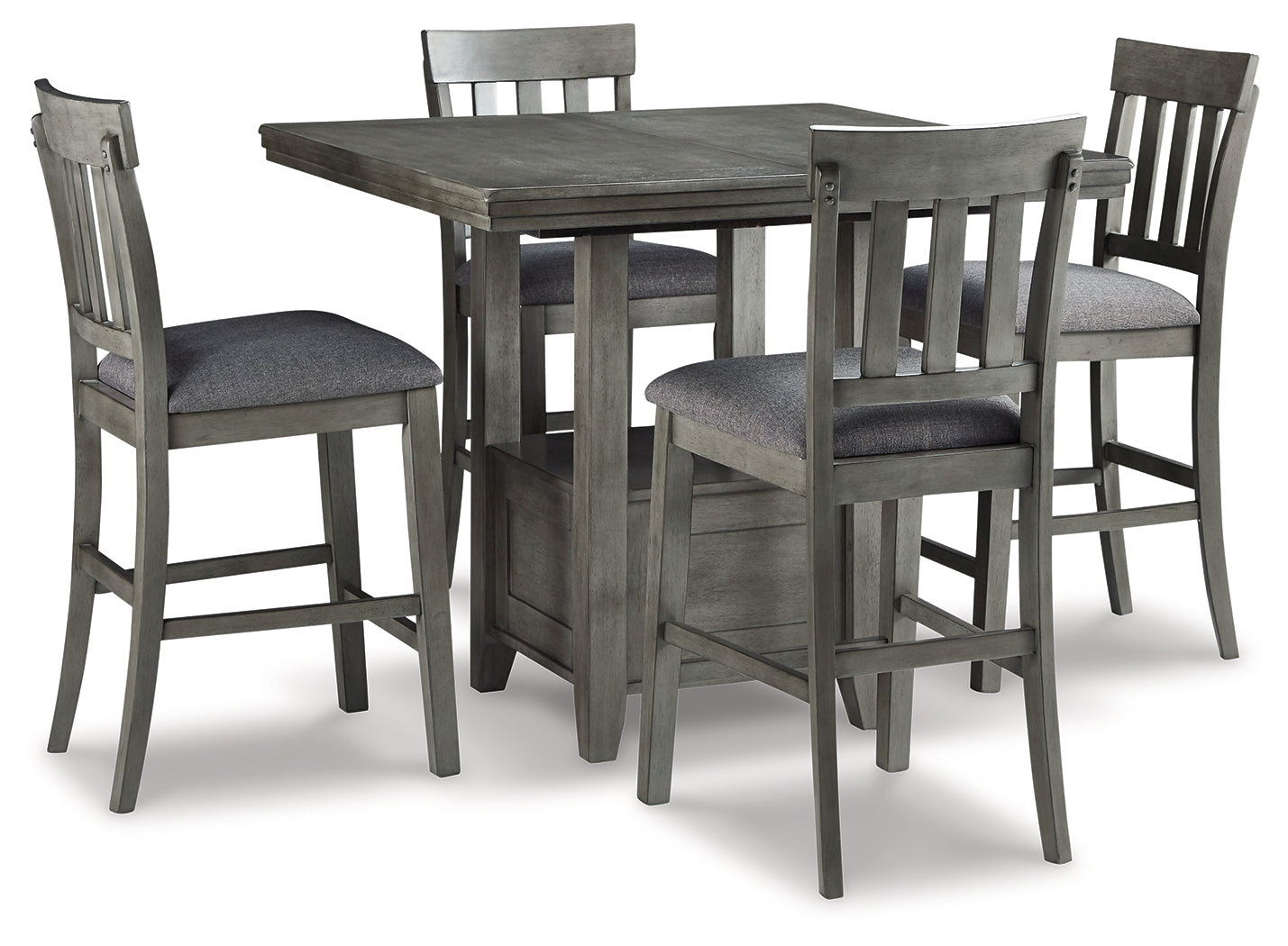 Furniture City Laplace - Ashley Furniture - Hallanden Counter Height Dining Table and 4 Barstools - Counter Height Dining Table and 4 Barstools - D589D3