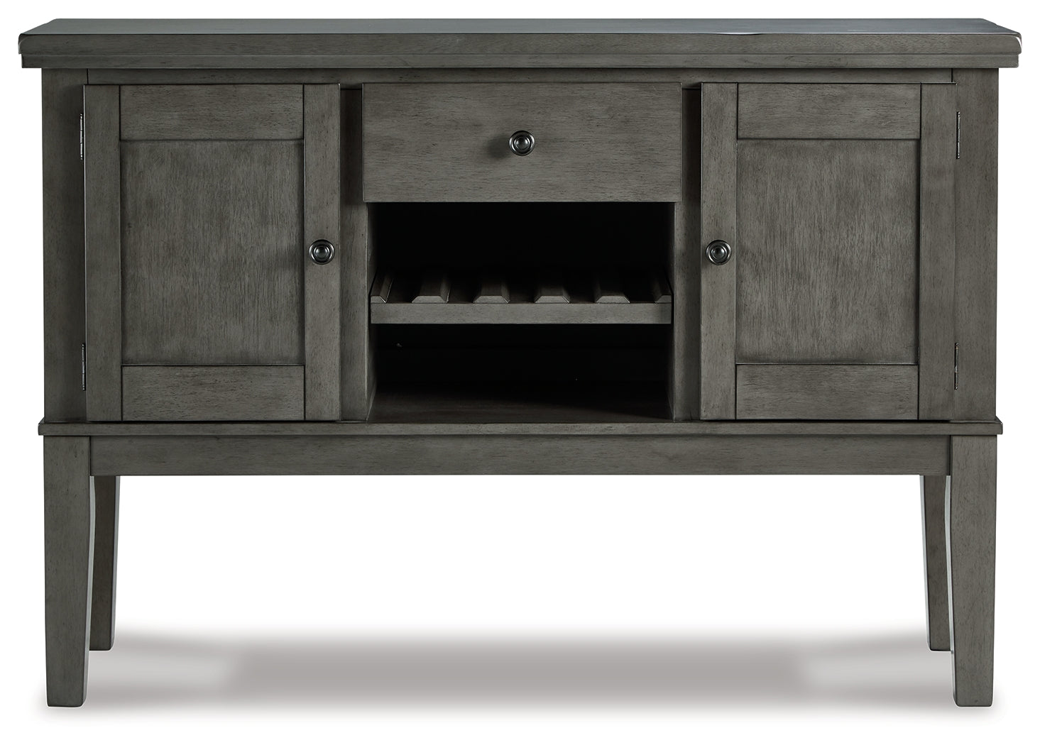Furniture City Laplace - Ashley Furniture - Hallanden Dining Room - Dining Room Server / Gray / 56"W x 18"D x 38"H - D589-60