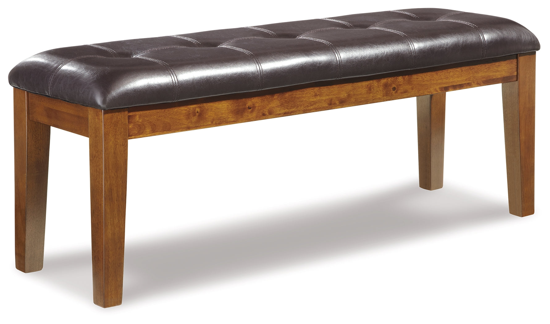 Furniture City Laplace - Ashley Furniture - Ralene Dining Bench - Large UPH Dining Room Bench / Medium Brown / 50"W x 16"D x 19"H - D594-00