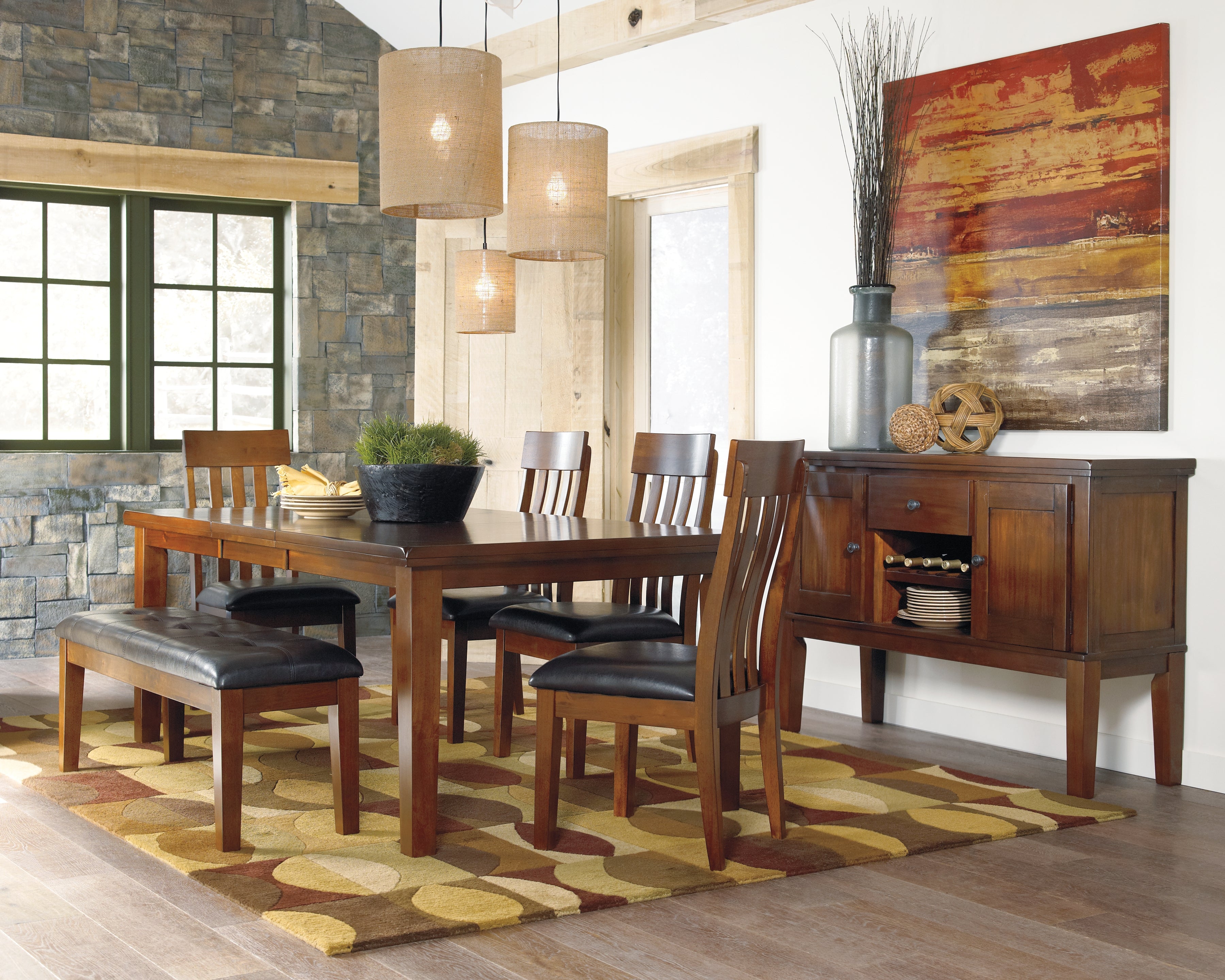 Furniture City Laplace - Ashley Furniture - Ralene Dining Room - Dining Room Server / Medium Brown - D594-60