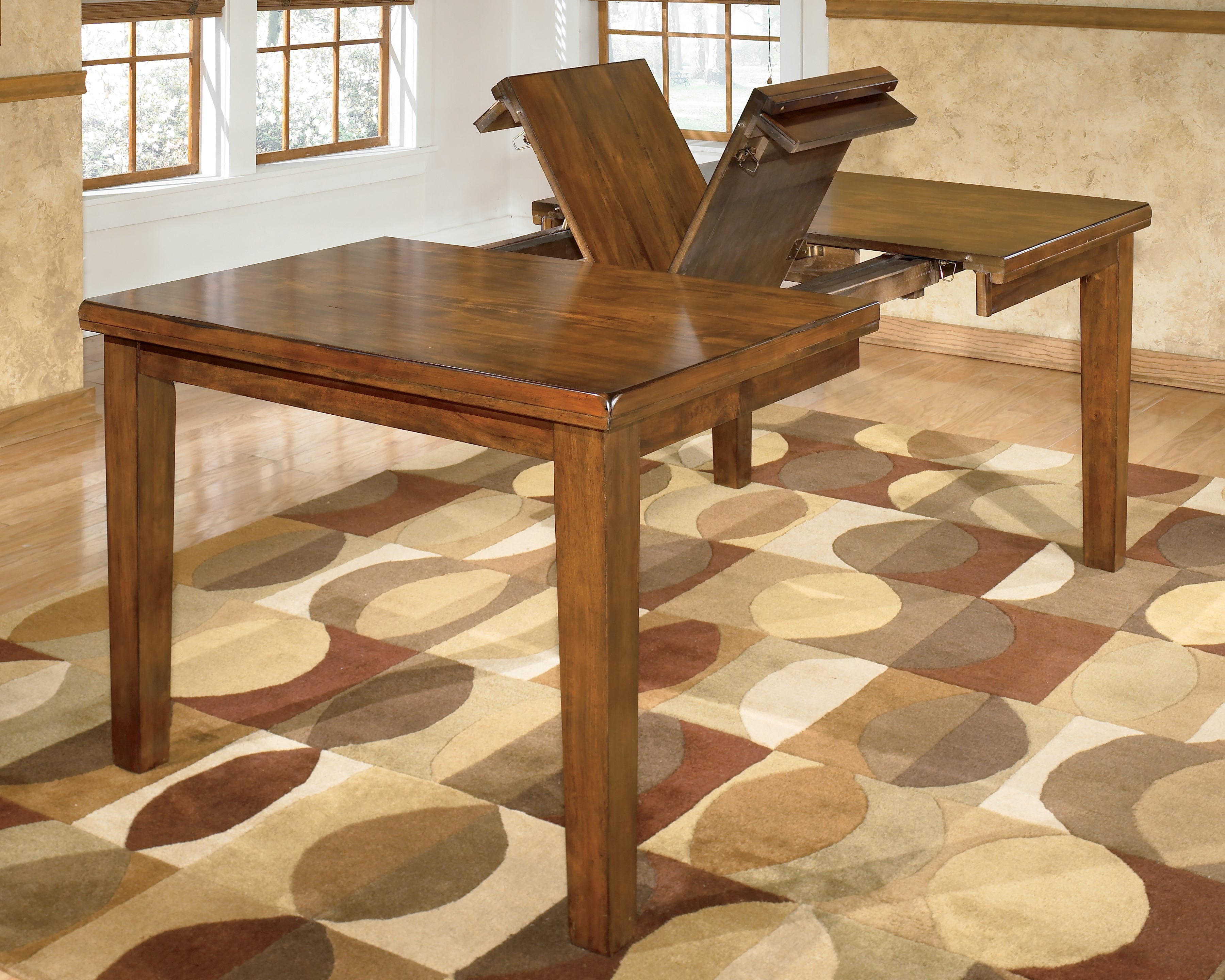 Furniture City Laplace - Ashley Furniture - Ralene Dining Room - RECT DRM Counter EXT Table / Medium Brown - D594-42