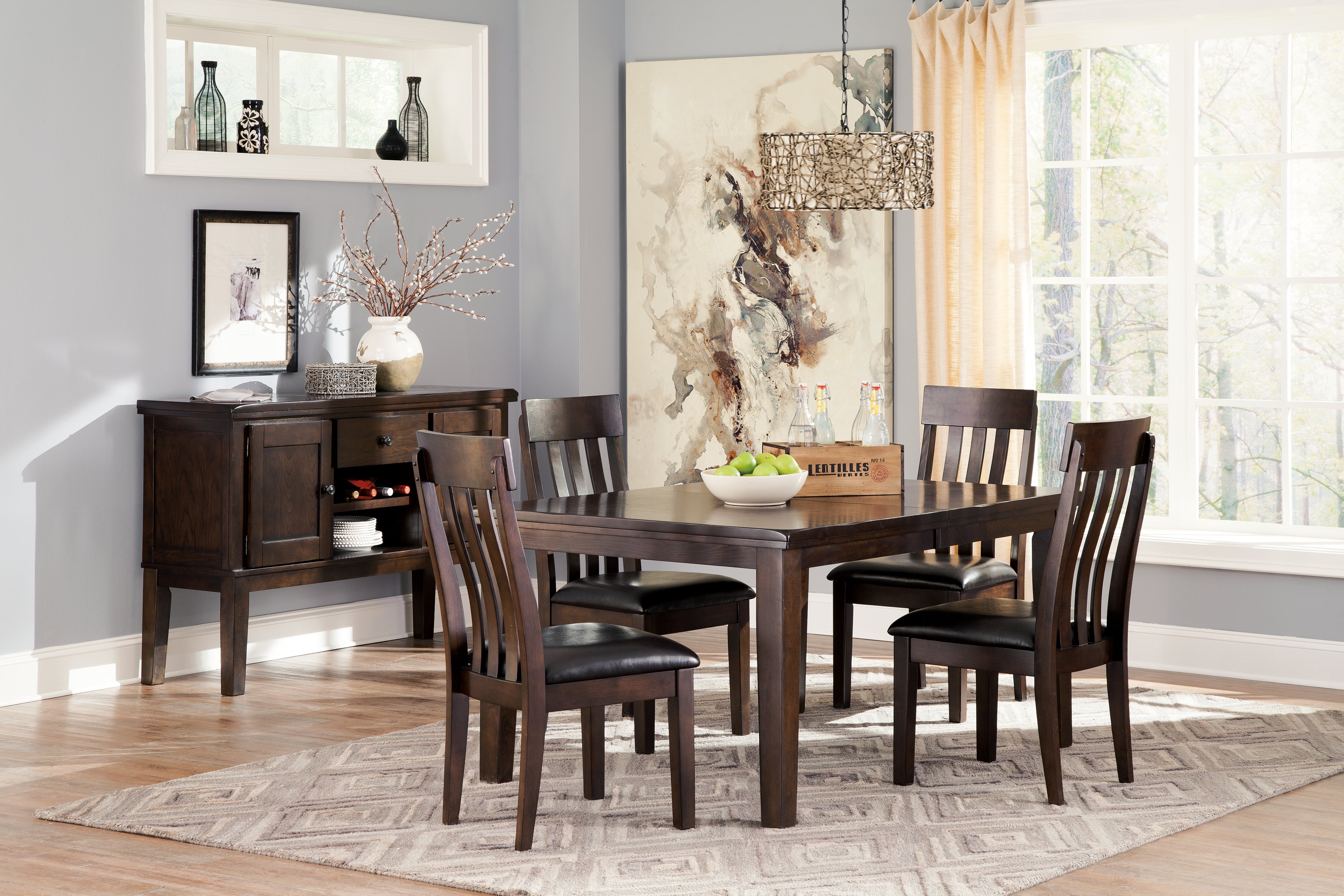Furniture City Laplace - Ashley Furniture - Haddigan Dining Room - RECT Dining Room EXT Table - D596-35