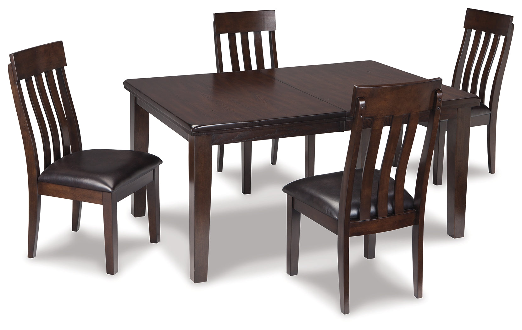 Furniture City Laplace - Ashley Furniture - Haddigan Dining Table and 4 Chairs - Dining Table and 4 Chairs - D596D1