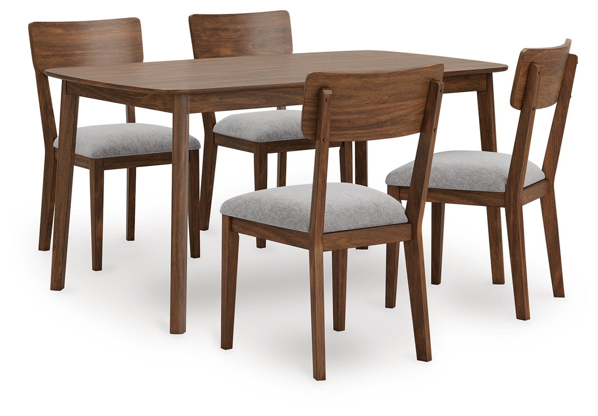 Furniture City Laplace - Ashley Furniture - Tameride Dining Table and 4 Chairs (Set of 5) - Dining Room Table Set (5/CN) - PCD609-225