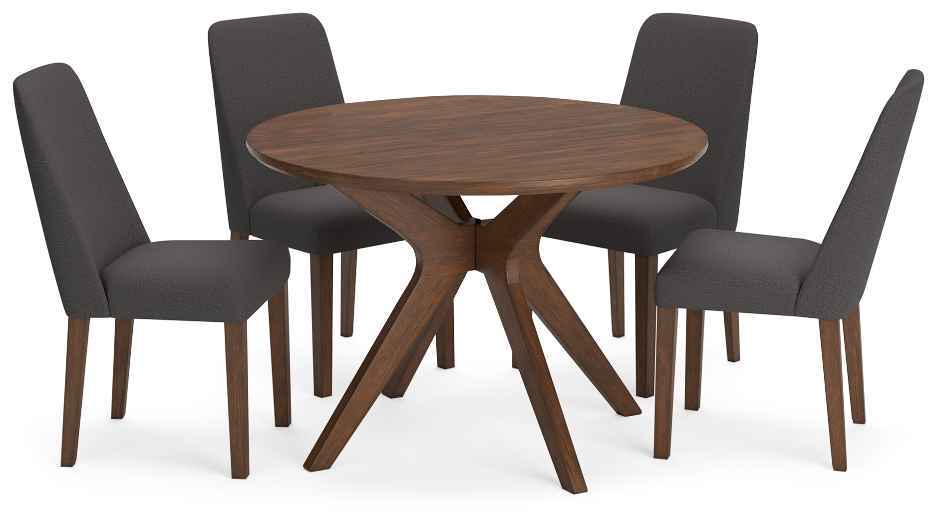 Furniture City Laplace - Ashley Furniture - Lyncott Dining Table and 4 Chairs - Dining Table and 4 Chairs / Brown - D615D7
