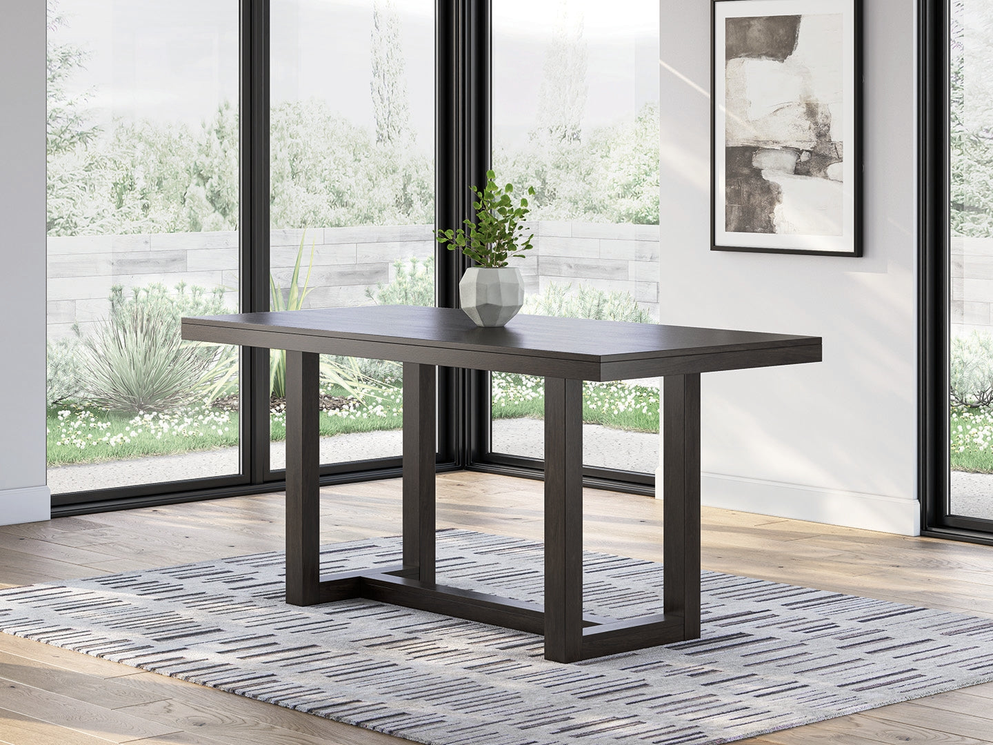 Furniture City Laplace - Ashley Furniture - Neymorton Dining Room - RECT Dining Room Counter Table - D618-13