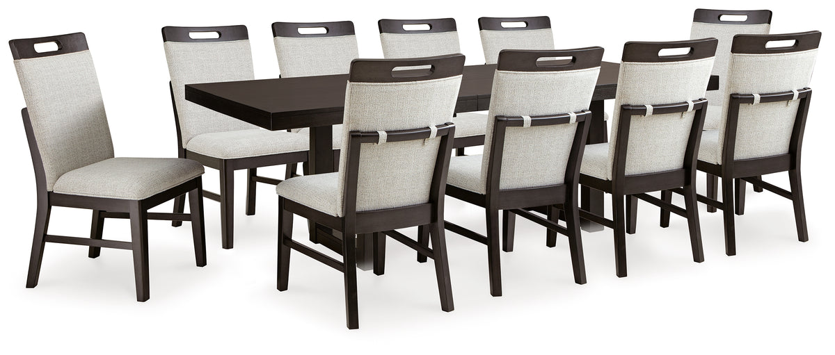 Furniture City Laplace - Ashley Furniture - Neymorton Dining Table and 10 Chairs - Dining Table and 10 Chairs - D618D4