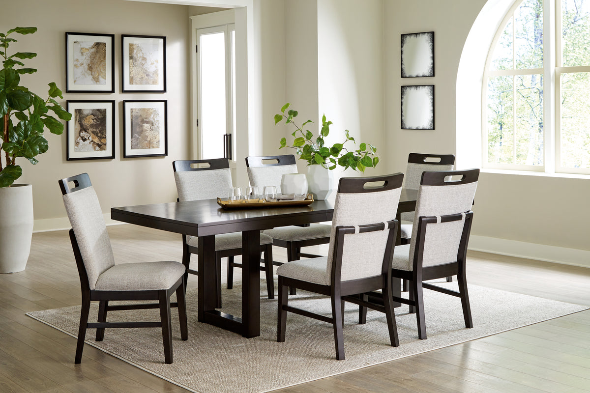 Furniture City Laplace - Ashley Furniture - Neymorton Dining Table and 6 Chairs - Dining Table and 6 Chairs - D618D2