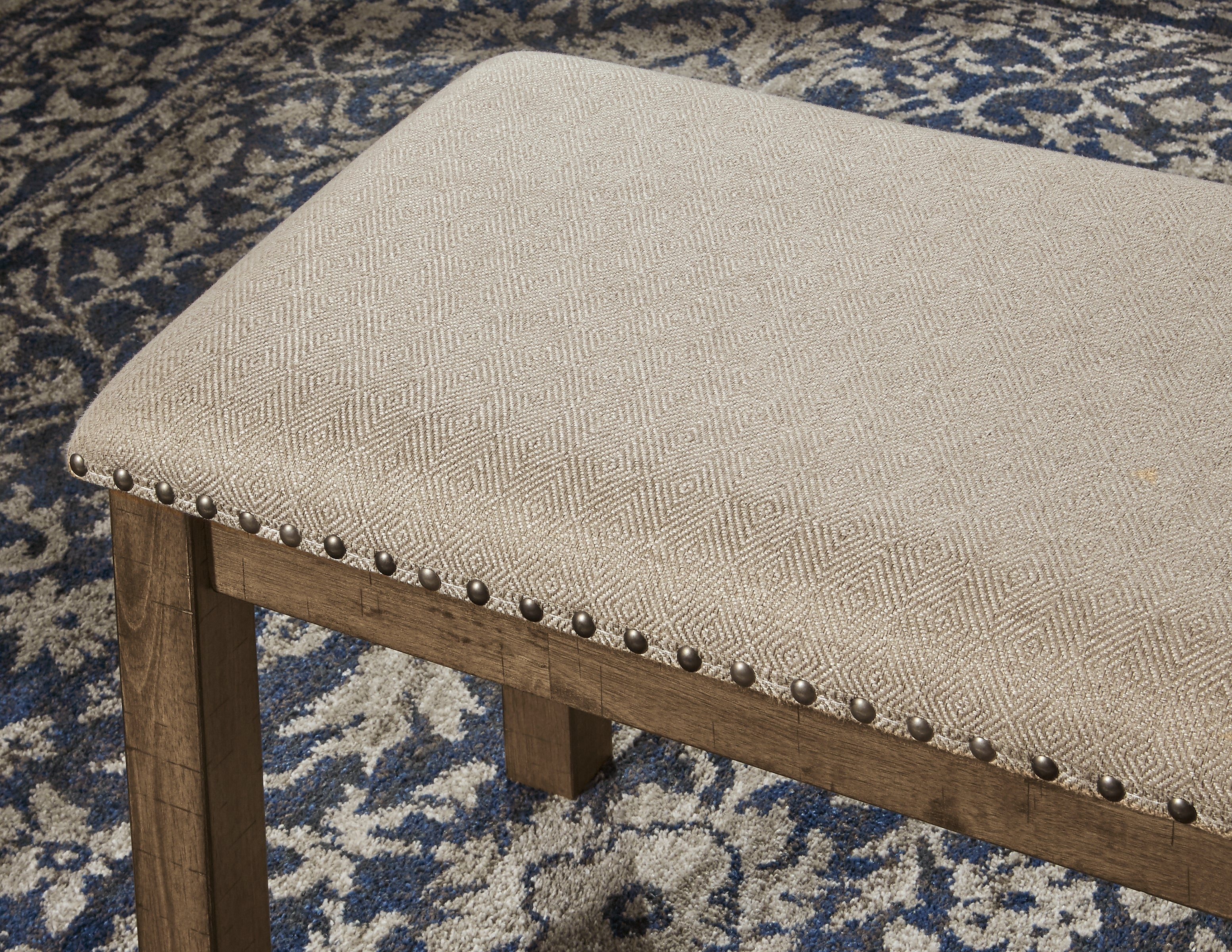 Furniture City Laplace - Ashley Furniture - Moriville Dining Room - Upholstered Bench / Beige - D631-00