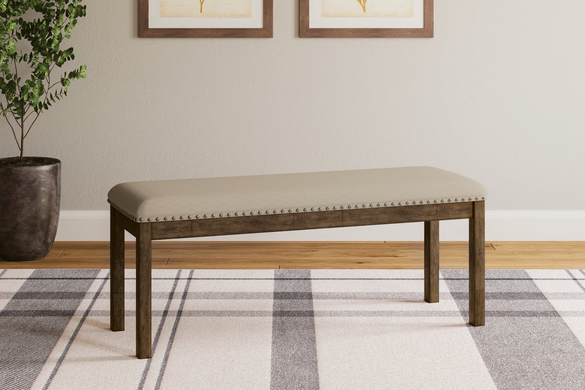 Furniture City Laplace - Ashley Furniture - Moriville Dining Bench - Upholstered Bench - D631-00