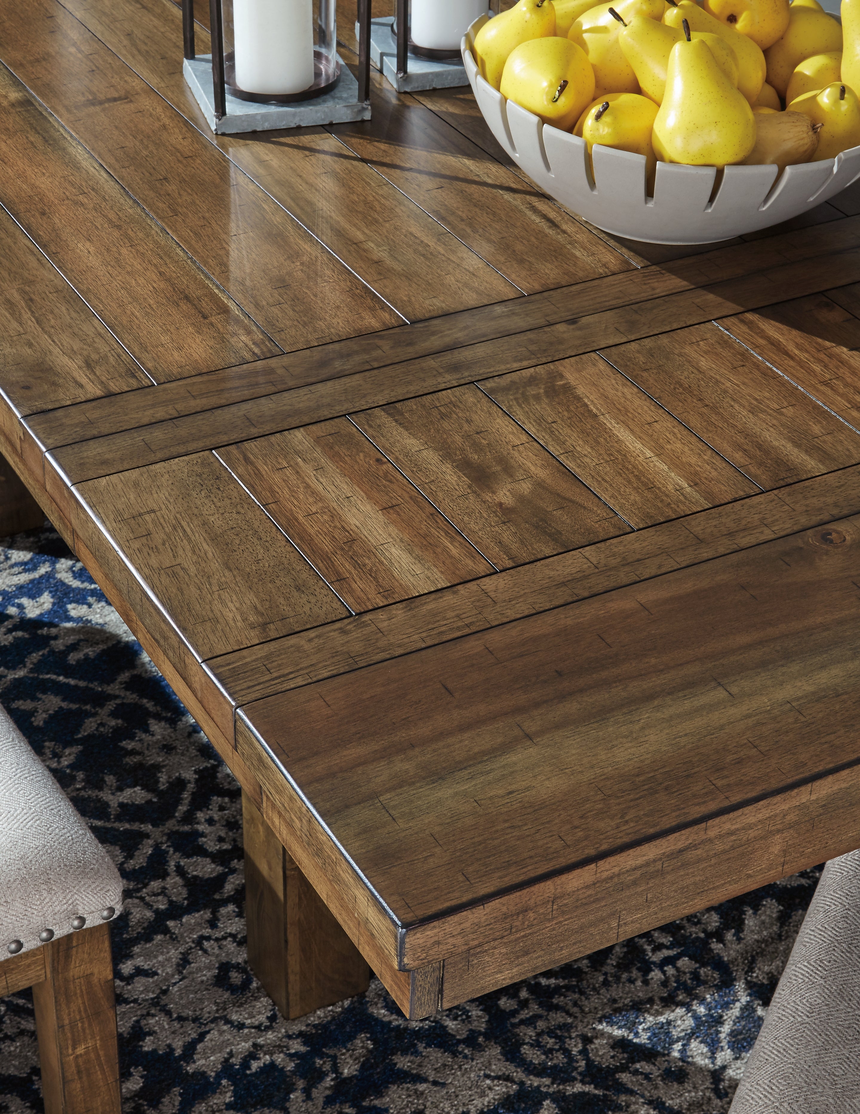 Furniture City Laplace - Ashley Furniture - Moriville Dining Room - RECT Dining Room EXT Table / Grayish Brown - D631-45