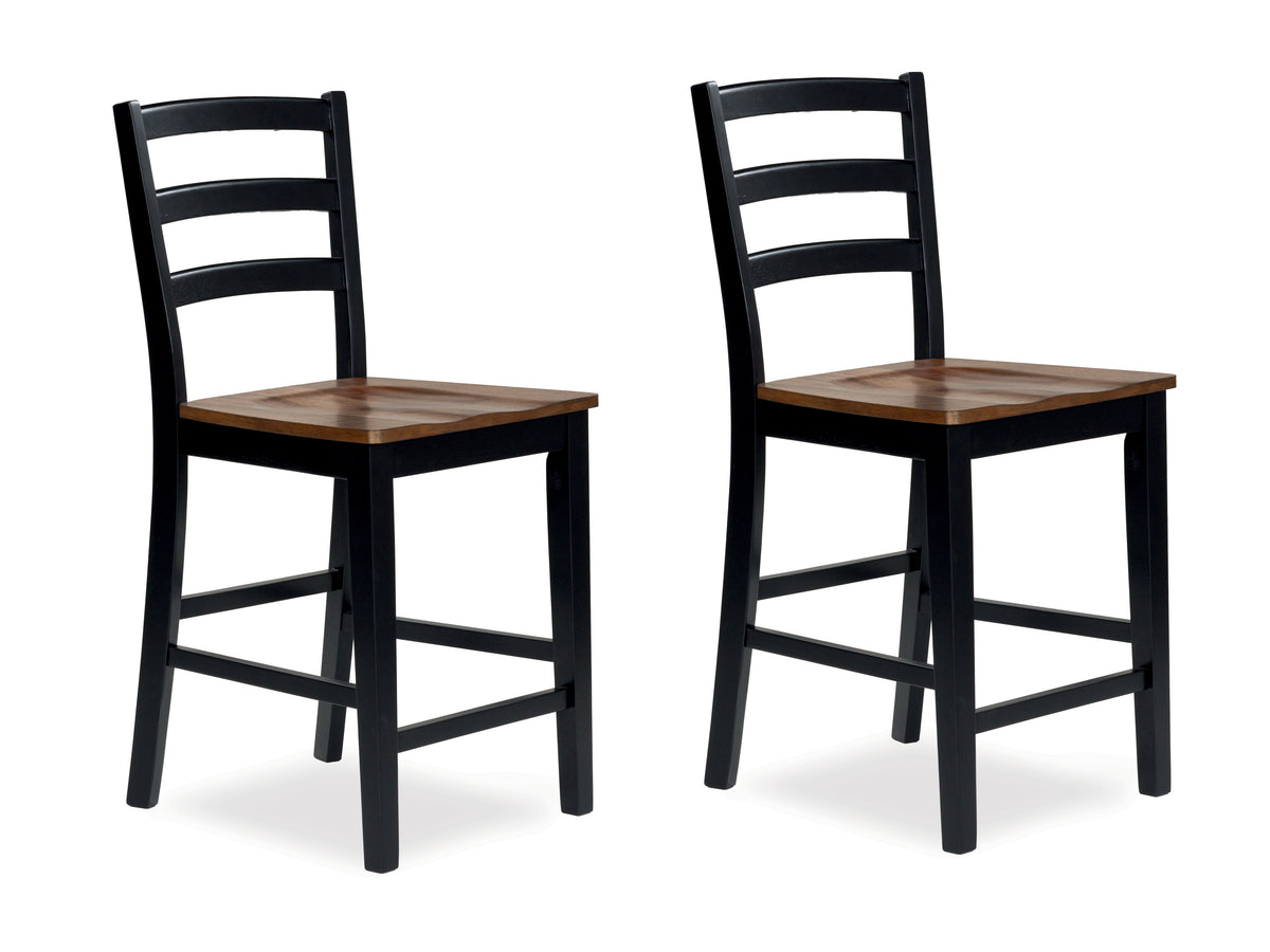 Furniture City Laplace - Ashley Furniture - Wildenauer Counter Height Barstool (Set of 2) - Counter Height Barstool (Set of 2) - D634-124X2