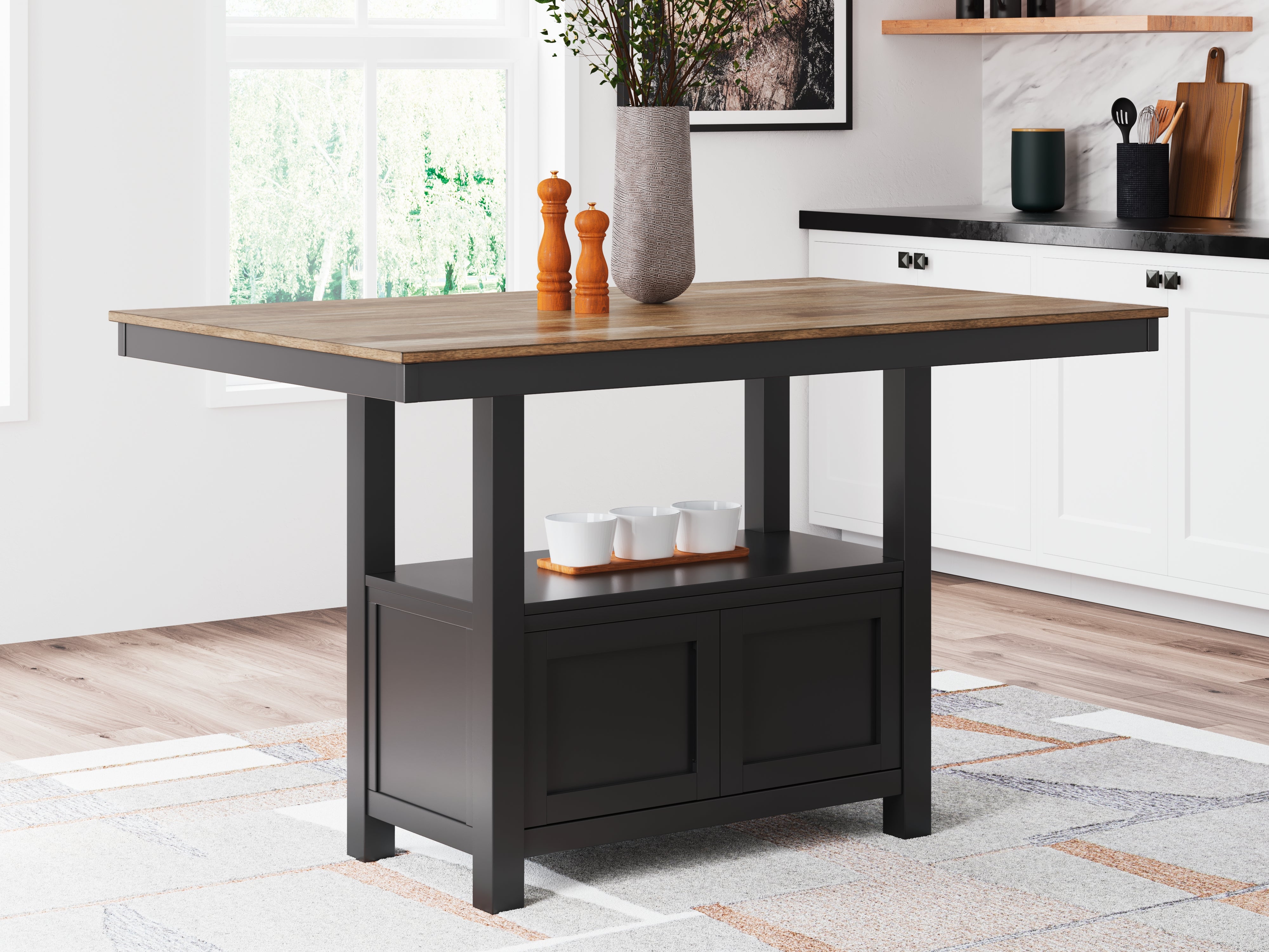 Furniture City Laplace - Ashley Furniture - Wildenauer Dining Room - RECT Dining Room Counter Table - D634-13