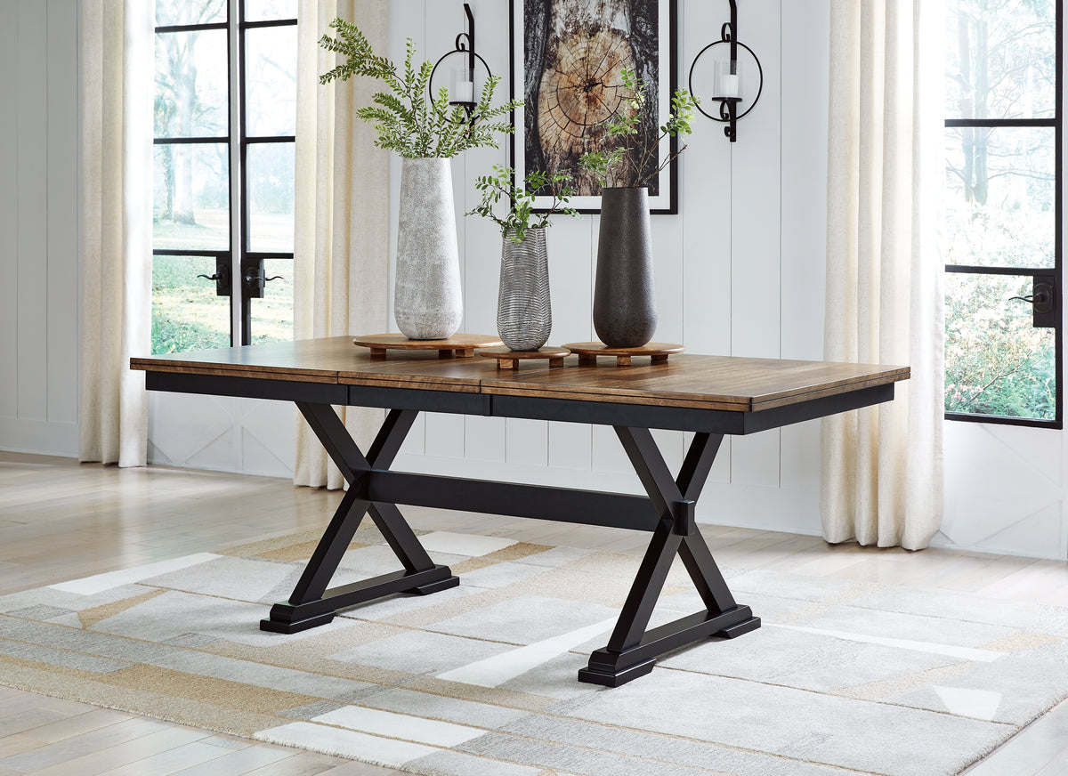 Furniture City Laplace - Ashley Furniture - Wildenauer Dining Room - RECT Dining Room EXT Table - D634-35