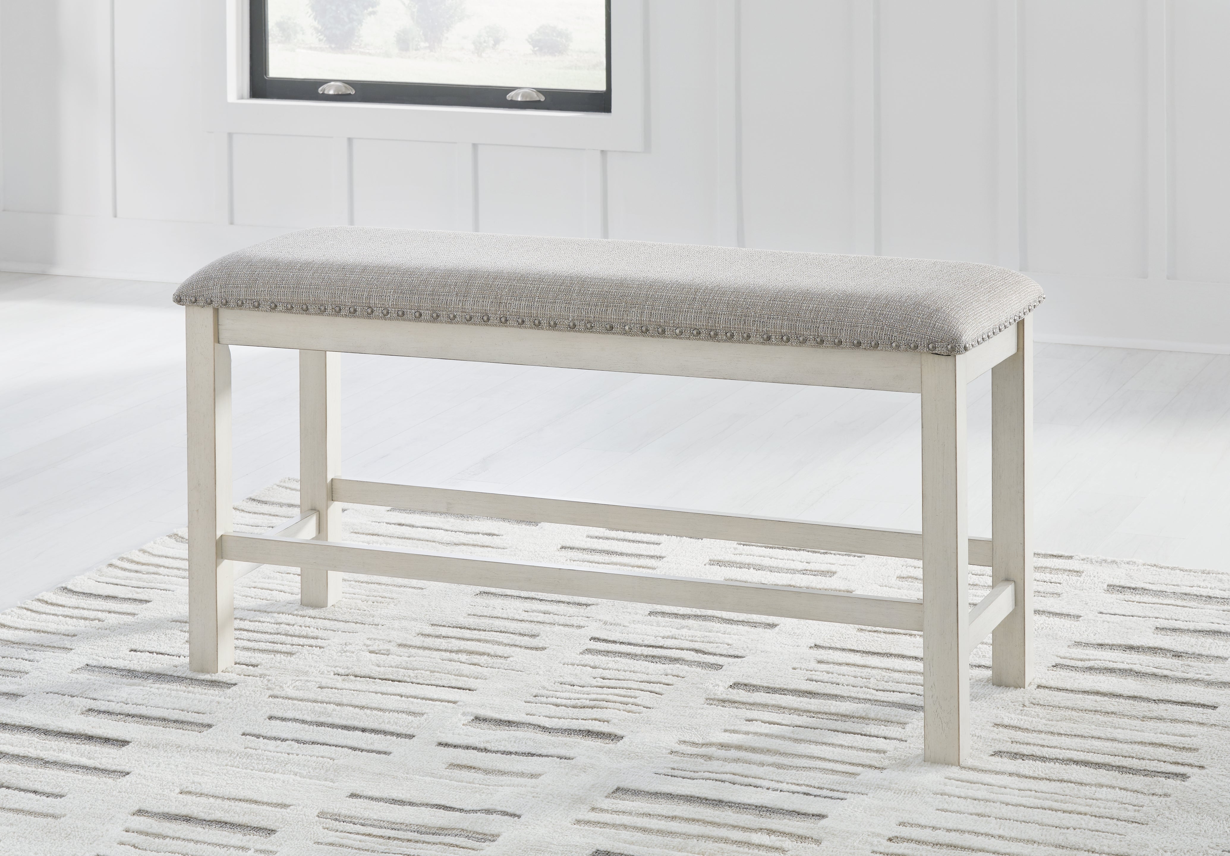 Furniture City Laplace - Ashley Furniture - Robbinsdale Dining Room - DBL Counter UPH Bench (1/CN) - D642-09