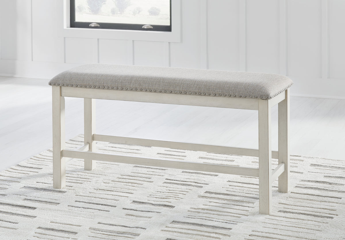 Furniture City Laplace - Ashley Furniture - Robbinsdale Dining Room - DBL Counter UPH Bench (1/CN) - D642-09