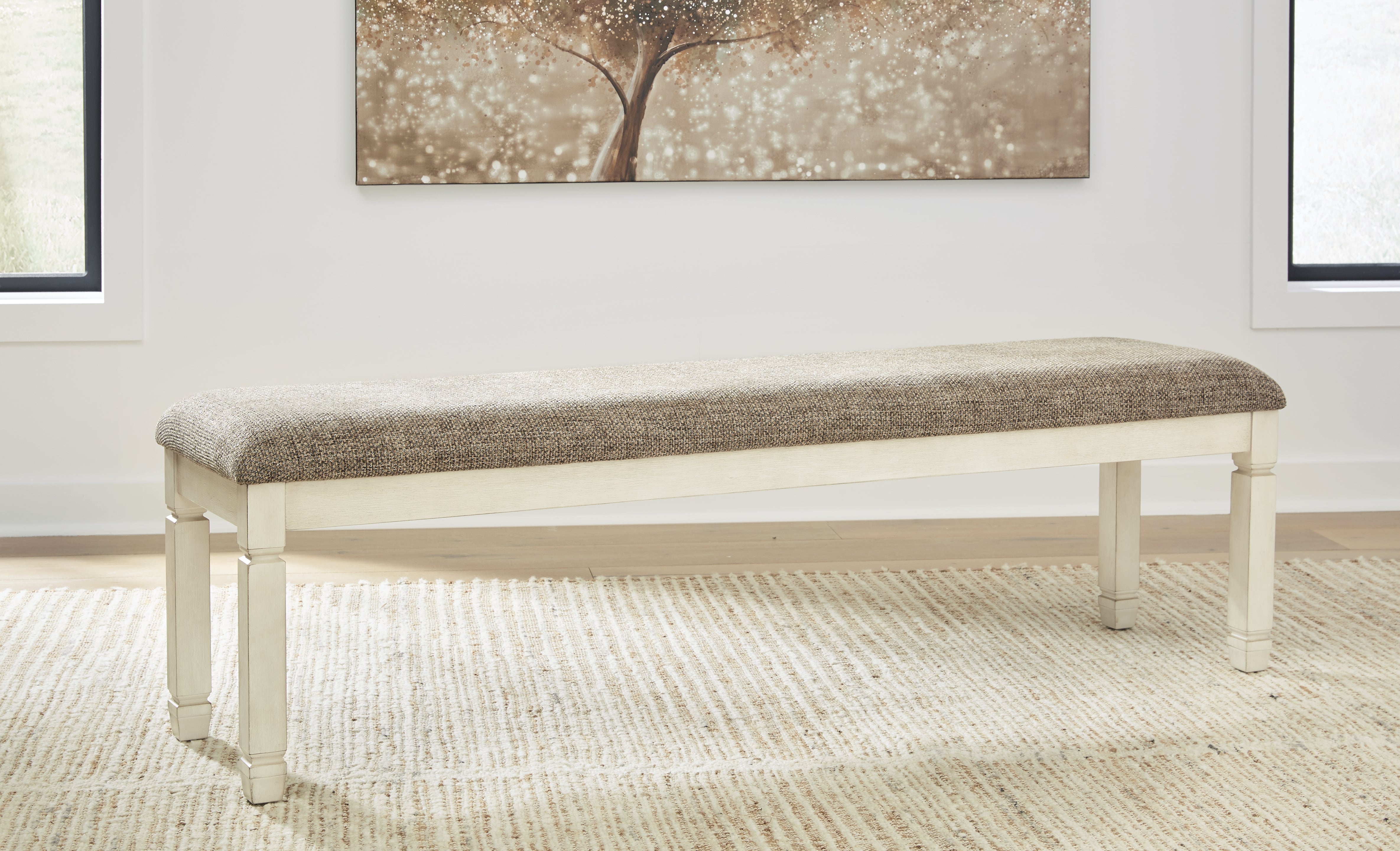 Furniture City Laplace - Ashley Furniture - Bolanburg Dining Room - Extra Large UPH DRM Bench - D647-08
