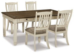 Furniture City Laplace - Ashley Furniture - Bolanburg Dining Table with 4 Chairs - Dining Table with 4 Chairs - D647D1