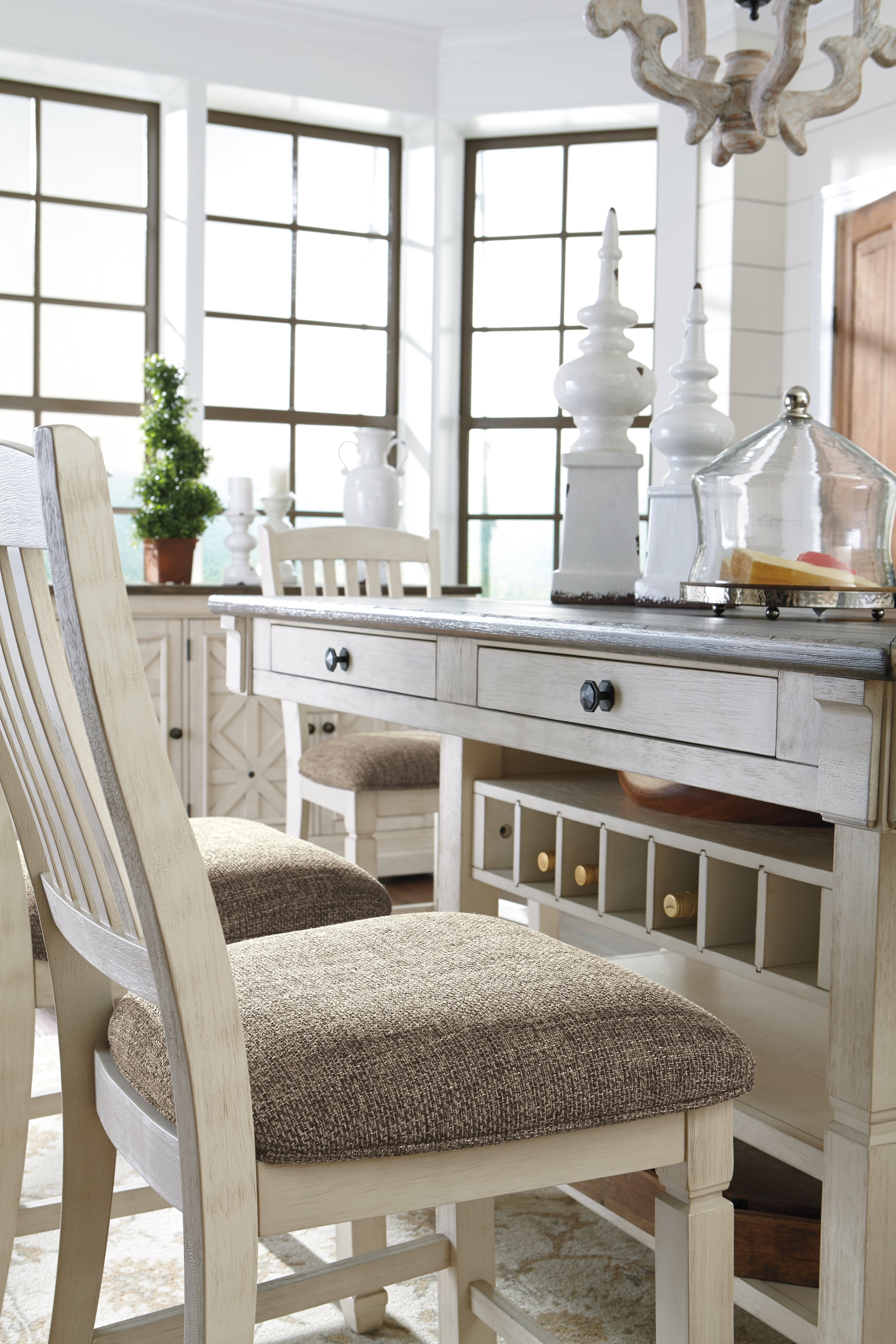 Furniture City Laplace - Ashley Furniture - Bolanburg Dining Room - RECT Dining Room Counter Table - D647-32