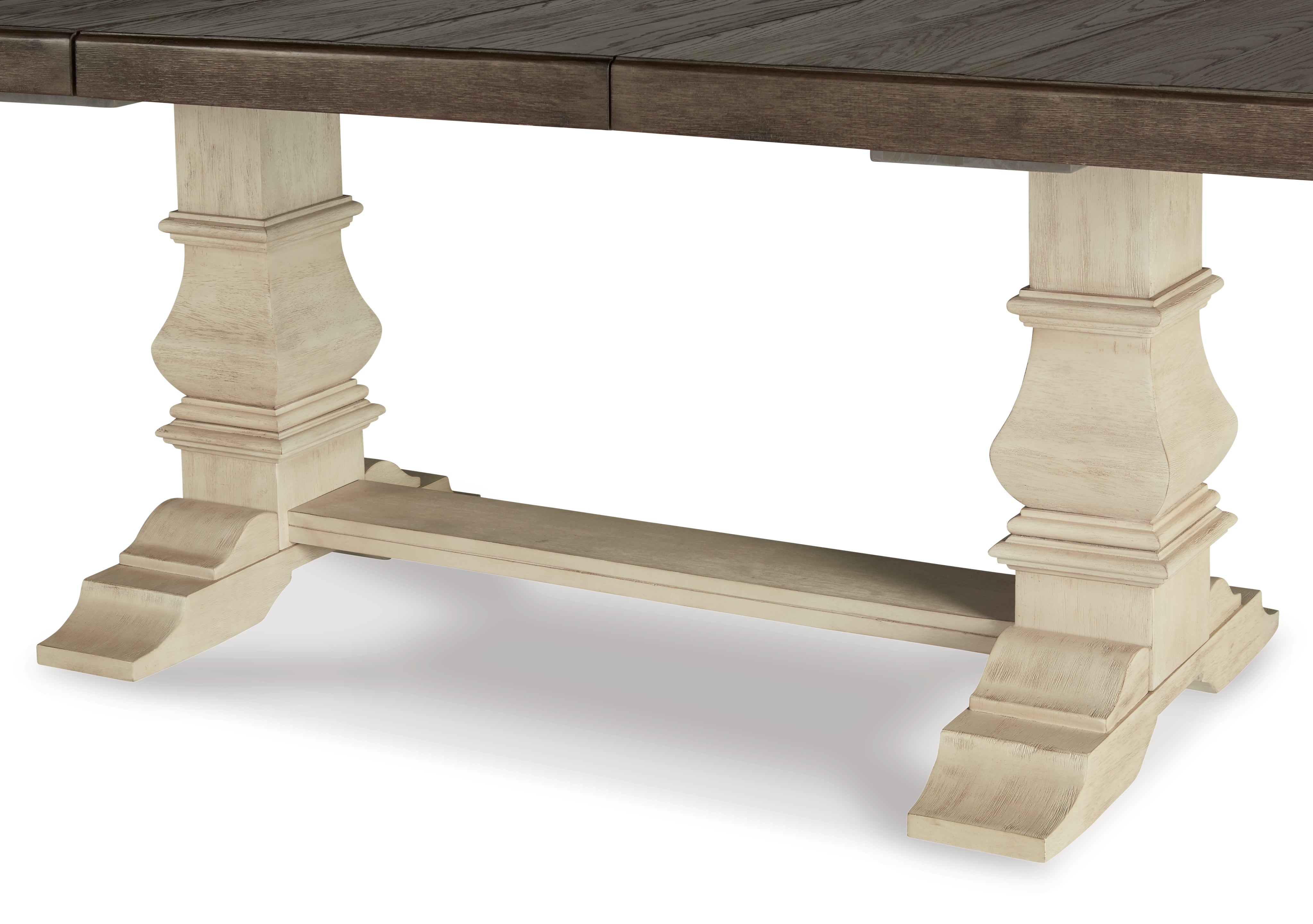 Furniture City Laplace - Ashley Furniture - Bolanburg Dining Room - Extension Dining Table / Antique White - D647D17