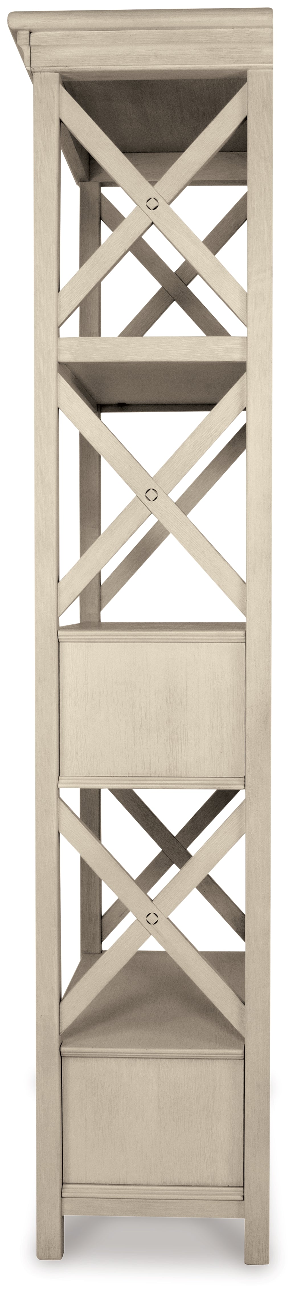 Furniture City Laplace - Ashley Furniture - Bolanburg Dining Room - Display Cabinet / Antique White - D647-76