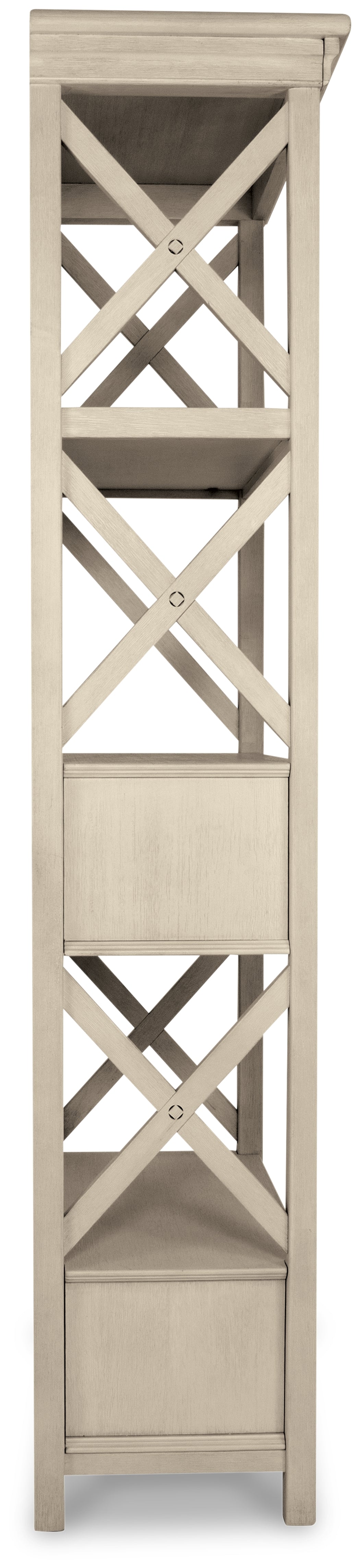 Furniture City Laplace - Ashley Furniture - Bolanburg Dining Room - Display Cabinet / Antique White - D647-76