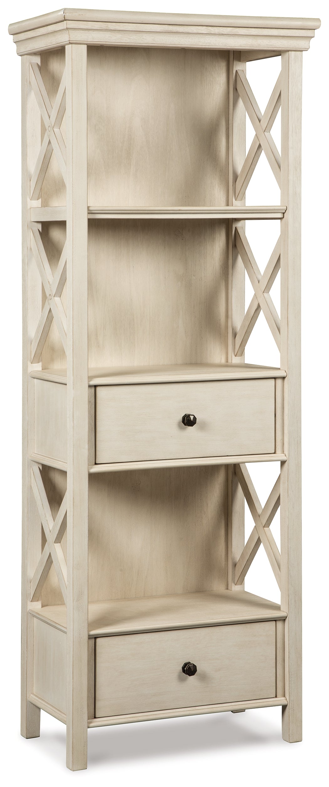 Furniture City Laplace - Ashley Furniture - Bolanburg Dining Room - Display Cabinet / Antique White - D647-76