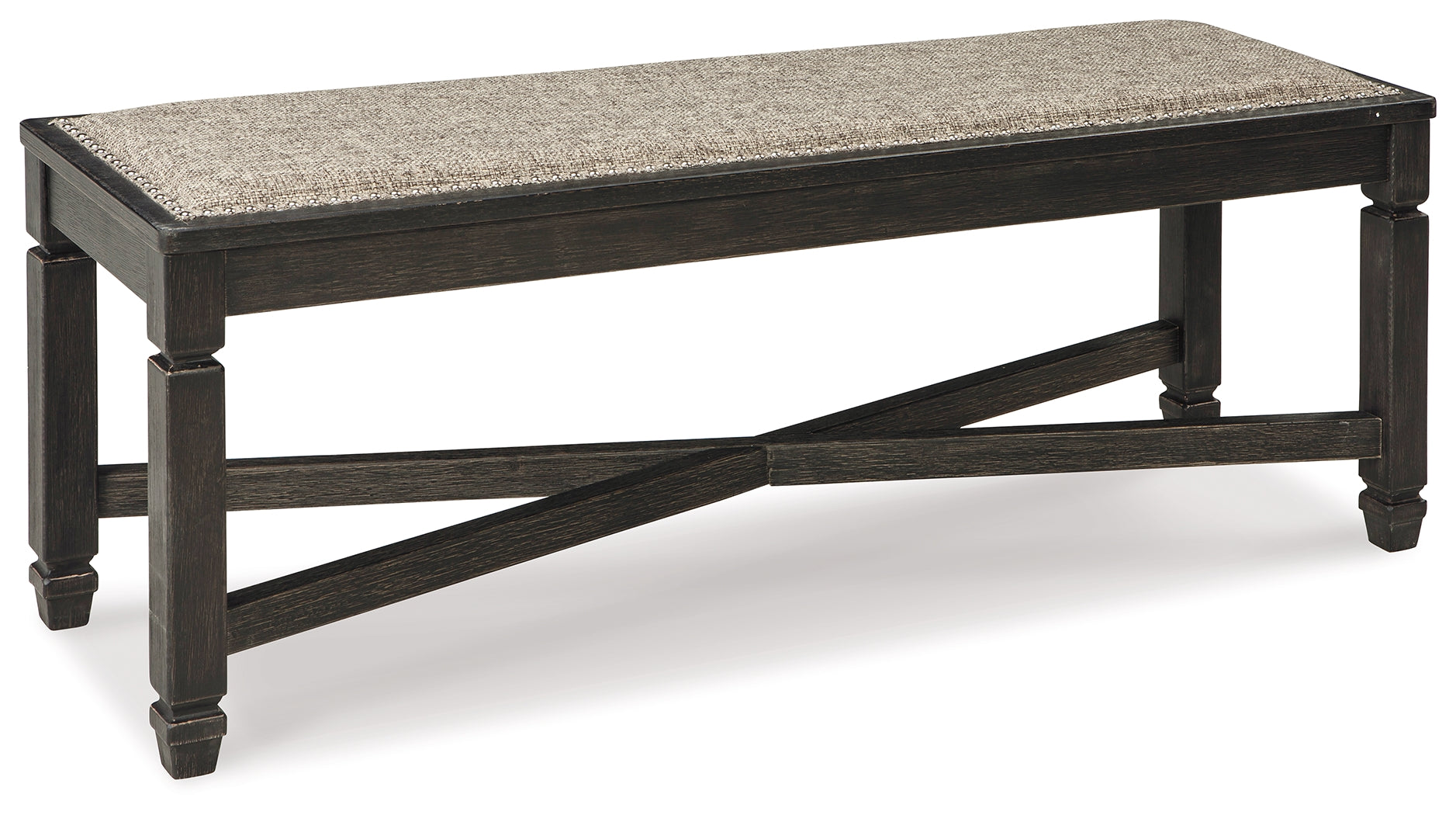 Furniture City Laplace - Ashley Furniture - Tyler Creek Dining Room - DBL Counter UPH Bench (1/CN) / Antique Black - D736-09