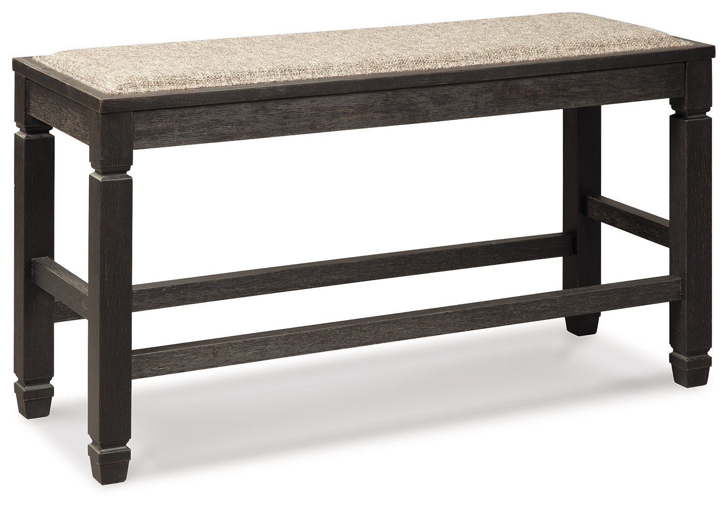 Furniture City Laplace - Ashley Furniture - Tyler Creek Dining Room - DBL Counter UPH Bench (1/CN) / Antique Black - D736-09