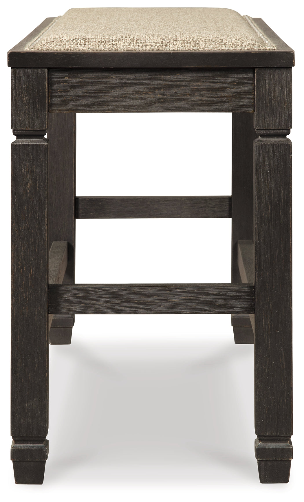 Furniture City Laplace - Ashley Furniture - Tyler Creek Dining Room - DBL Counter UPH Bench (1/CN) / Antique Black - D736-09