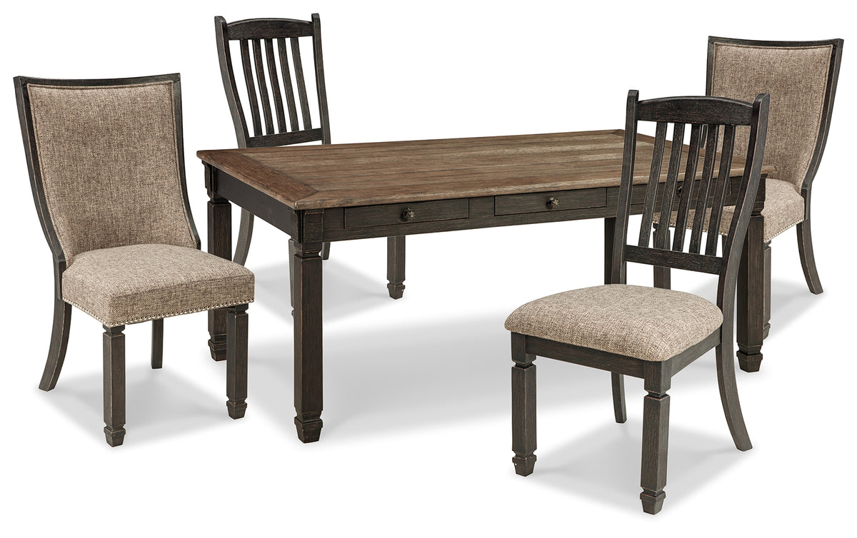 Furniture City Laplace - Ashley Furniture - Tyler Creek Dining Table and 4 Chairs - Dining Table and 4 Chairs - D736D12