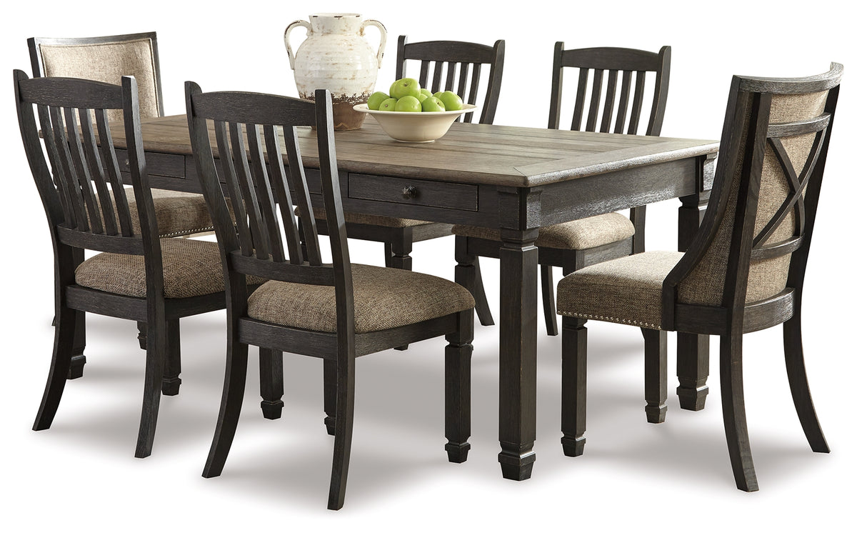 Furniture City Laplace - Ashley Furniture - Tyler Creek Dining Table with 6 Chairs - Dining Table with 6 Chairs - D736D7