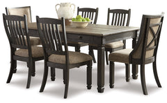 Furniture City Laplace - Ashley Furniture - Tyler Creek Dining Table with 6 Chairs - Dining Table with 6 Chairs - D736D7