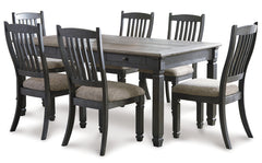Furniture City Laplace - Ashley Furniture - Tyler Creek Dining Table and 6 Chairs - Dining Table and 6 Chairs - D736D4