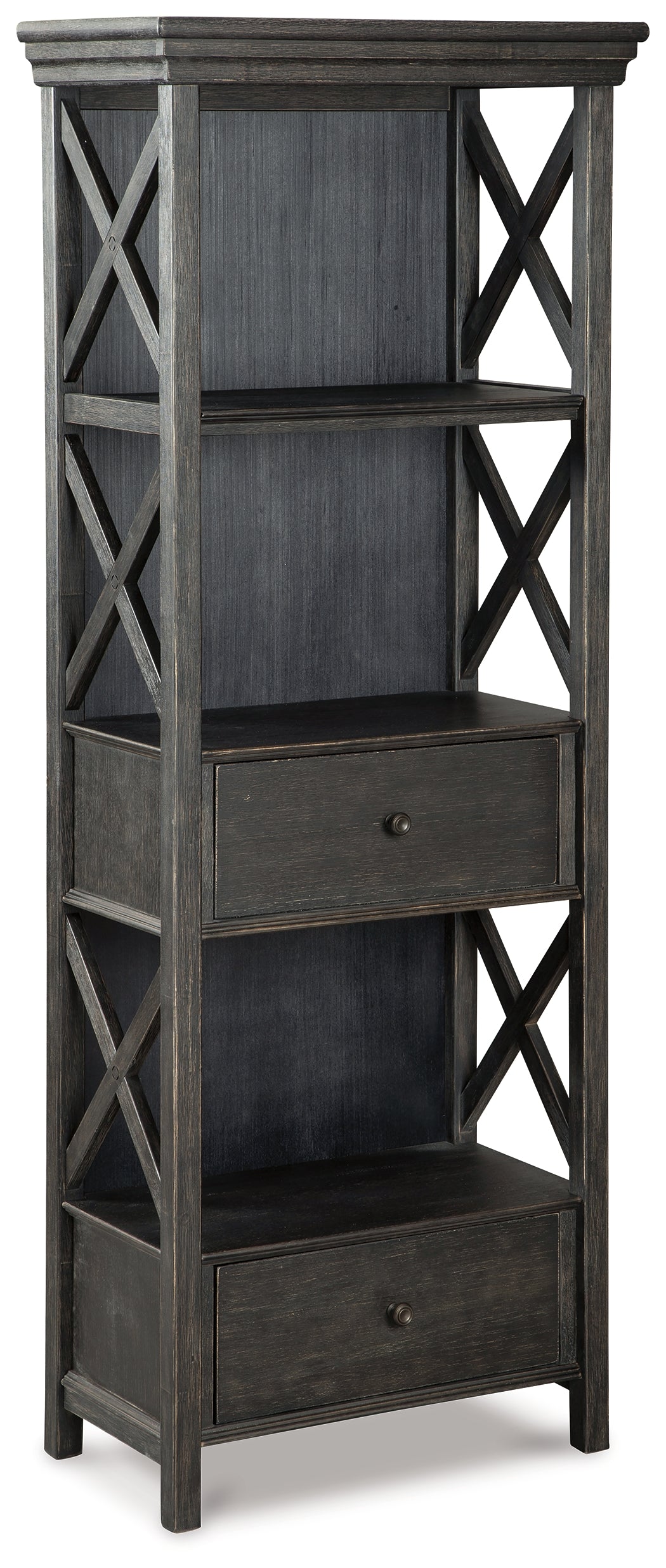 Furniture City Laplace - Ashley Furniture - Tyler Creek Dining Room - Display Cabinet / Black/Gray - D736-76