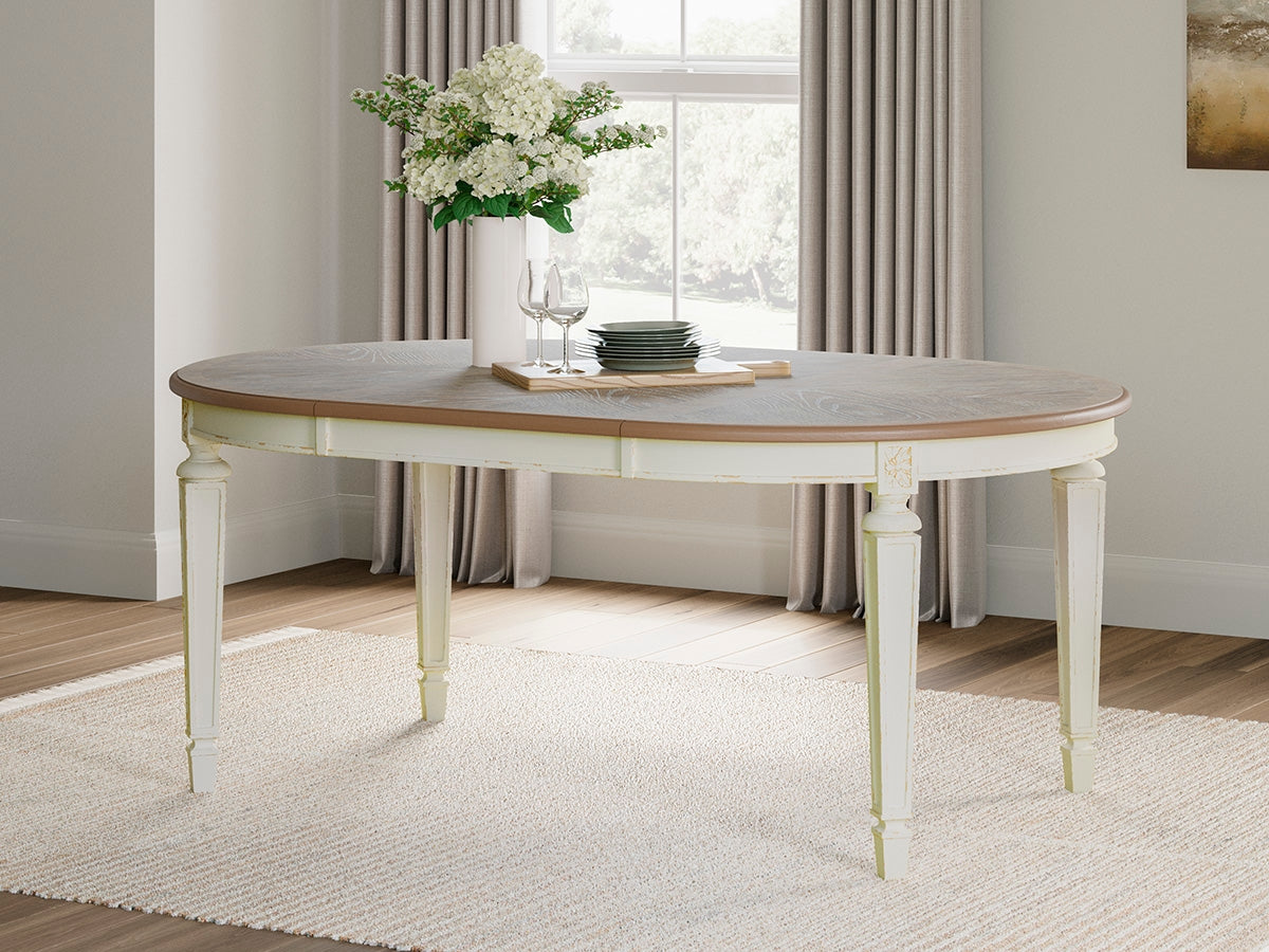 Furniture City Laplace - Ashley Furniture - Realyn Dining Room - Oval Dining Room EXT Table - D743-35