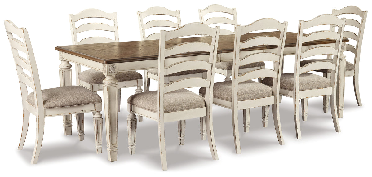 Furniture City Laplace - Ashley Furniture - Realyn Dining Table and 8 Chairs - Dining Table and 8 Chairs - D743D5