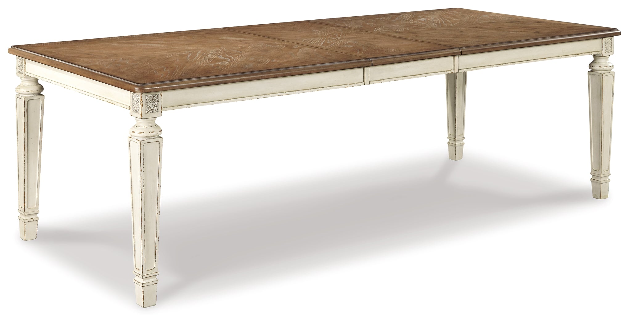 Furniture City Laplace - Ashley Furniture - Realyn Dining Room - RECT Dining Room EXT Table / Chipped White - D743-45
