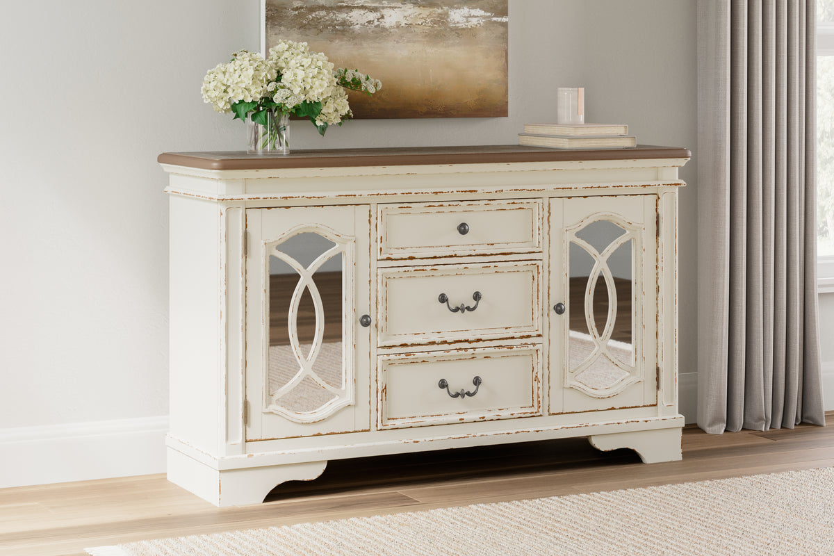 Furniture City Laplace - Ashley Furniture - Realyn Dining Room - RECT Dining Room EXT Table / Chipped White - D743-45