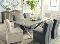 Furniture City Laplace - Ashley Furniture - Krystanza Dining Room - Dining Room Server / Weathered Gray - D766-60