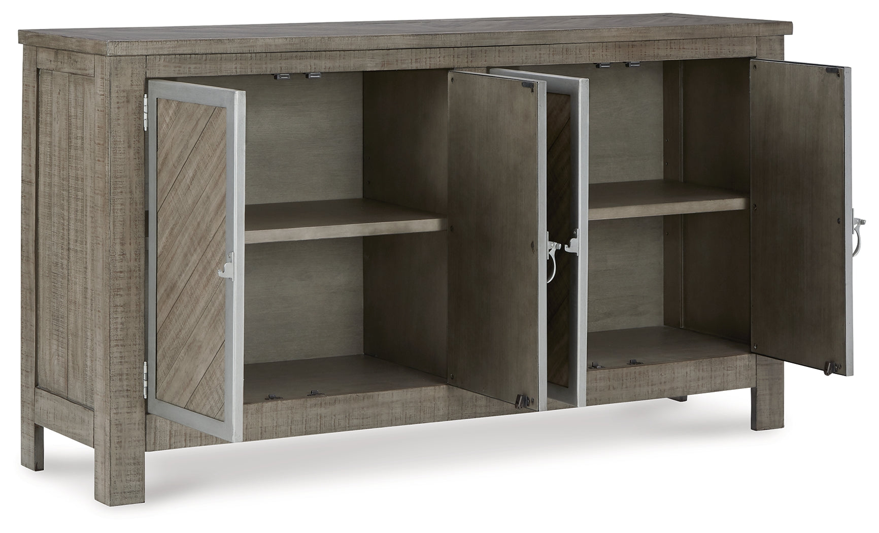 Furniture City Laplace - Ashley Furniture - Krystanza Dining Room - Dining Room Server / Weathered Gray - D766-60