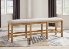 Furniture City Laplace - Ashley Furniture - Havonplane Dining Room - XL Counter UPH DRM Bench - D773-09