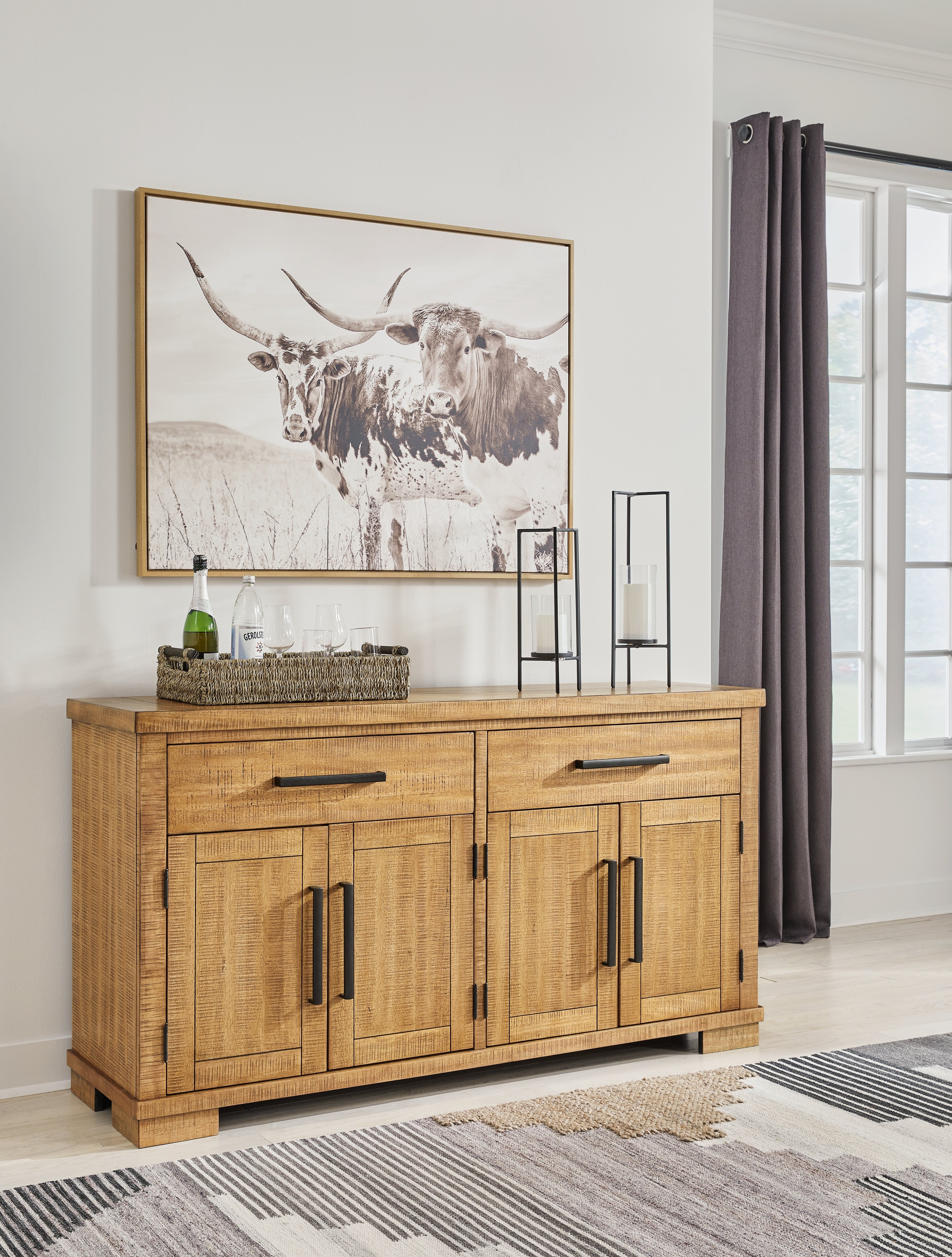 Furniture City Laplace - Ashley Furniture - Havonplane Dining Room - Dining Room Server - D773-60
