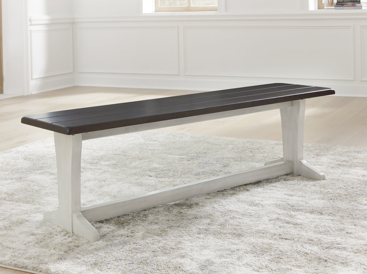 Furniture City Laplace - Ashley Furniture - Darborn 62" Dining Bench - Large Dining Room Bench - D796-00