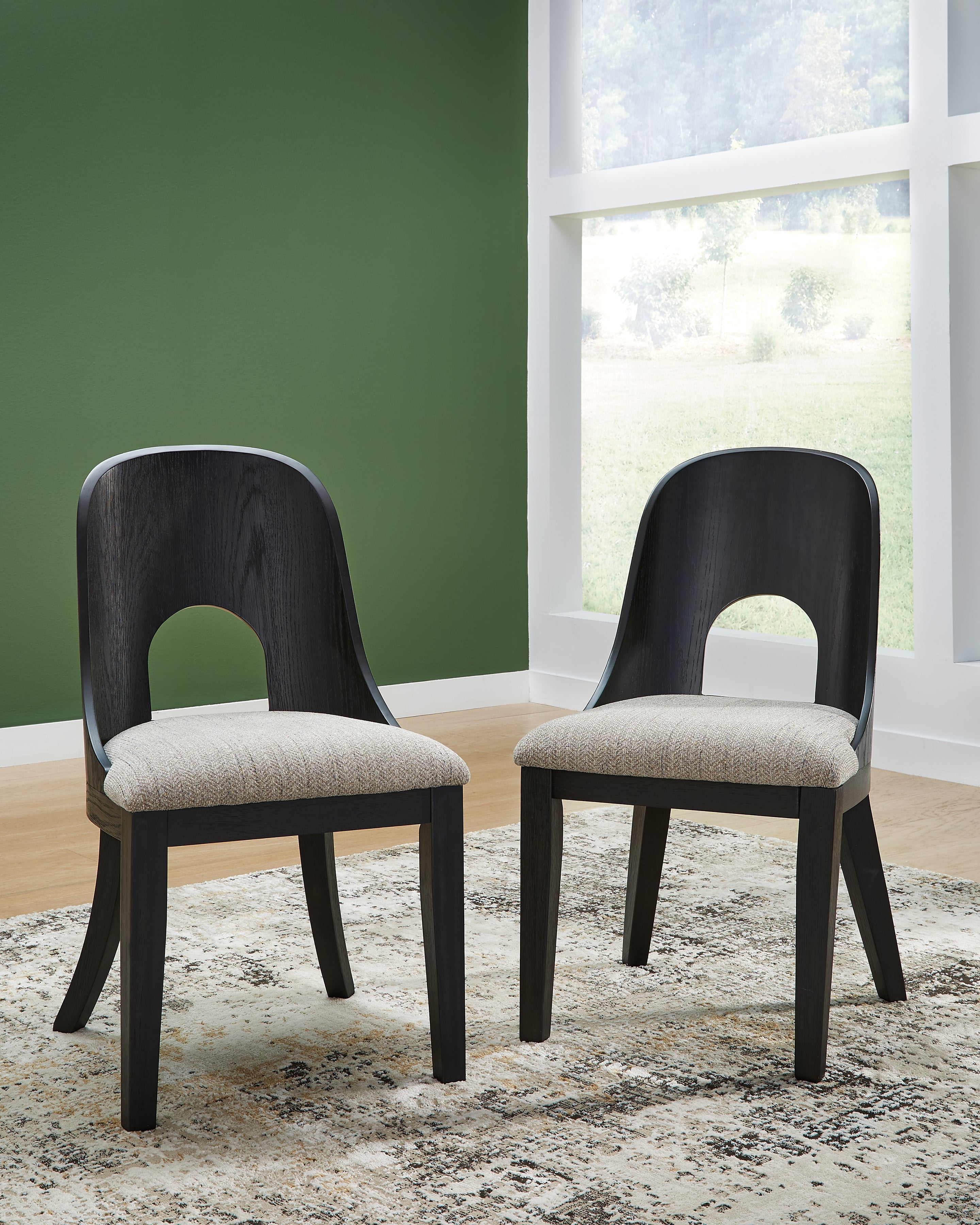 Furniture City Laplace - Ashley Furniture - Rowanbeck Dining Room - Dining Chair (Set of 2) - D821-01X2