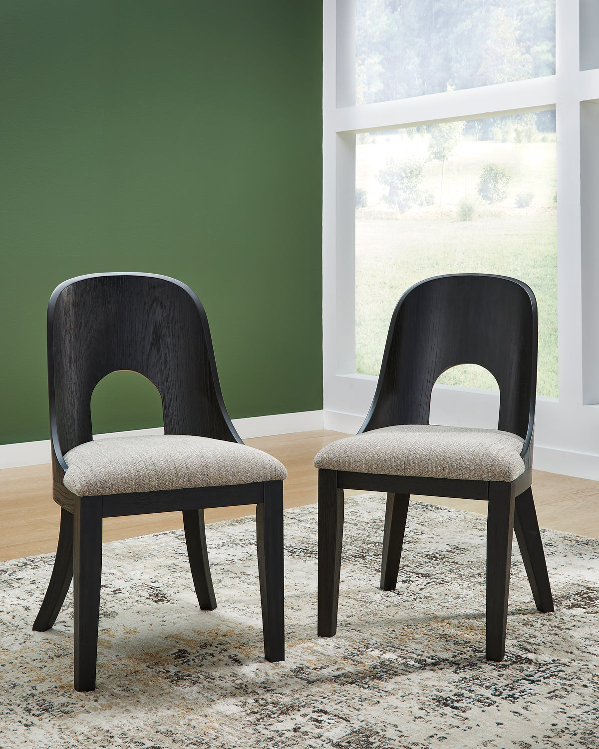 Furniture City Laplace - Ashley Furniture - Rowanbeck Dining Room - Dining Chair (Set of 2) - D821-01X2